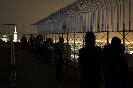帝国大厦天文台夜景观察员阴影游客办公楼天文摩天大楼图片