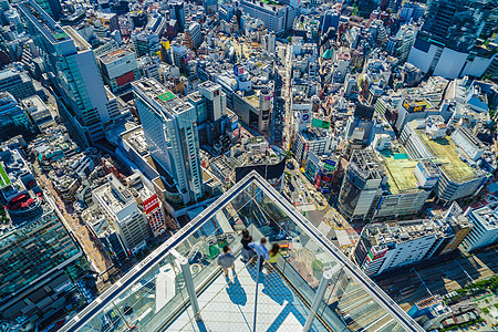 Shibuya天空前景甲板(东京 Shipuya-ku)图片