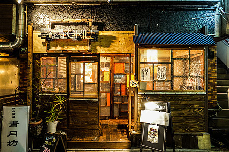 洋子一七二口音夜景建筑古董标签餐厅酒馆历史文化酒吧善意图片