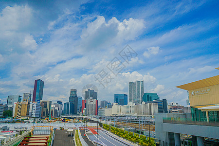 高那泽镇关口城市机车电力港区景观图片