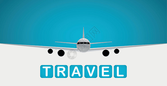 蓝色和白色背景的民用飞机的现实型号矢量向量收藏艺术旅行运输货物翅膀航空车辆航空公司旅游图片