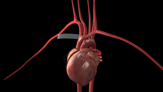 人工肌肉是3D解剖术的活动器静脉心房疾病科学心脏病生活动脉系统血管耳廓图片