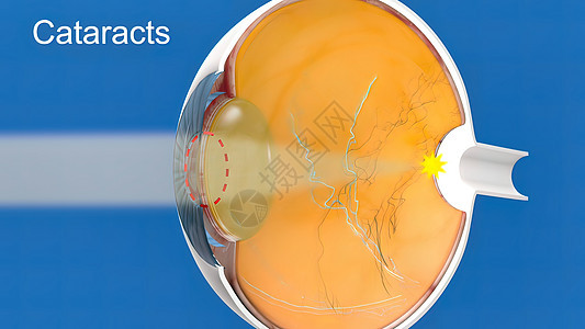 白内障 蒙上眼睛的透镜 导致视力下降病人手术显微镜折射胶囊外科眼科眼球乳化医院图片