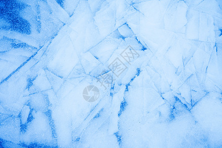 带有水晶表面的蓝色冰质背景冻结玻璃新年宏观生态靛青裂缝雪花季节图片