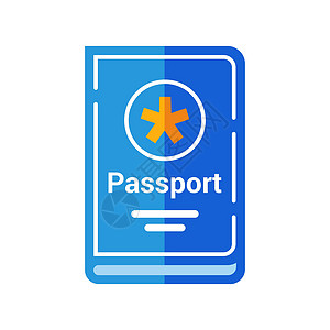 该国公民的蓝色护照鉴别航程旅行国籍身份边界文档插图认证商业图片