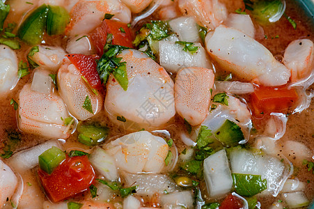 红虾排 特写墨西哥食物 低键图片