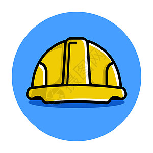 黄色建筑头盔塑料头饰技术员工程师安全帽建筑工人男性矿业工程承包商图片