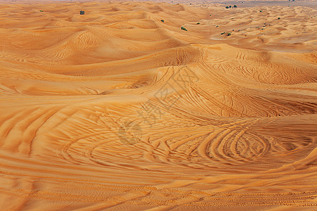 红沙沙漠巴昌和蓝天光景新月形太阳土地海浪环境旅游冒险日落旅行蓝色图片