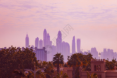 迪拜日光日光度城市建筑城景产业全景房子办公室景观旅游天际蓝色街道市中心旅行建筑学图片