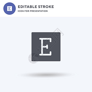 Etsy 图标矢量 填充平面符号 在白色上隔离的实心象形文字 徽标插图 用于演示的 Etsy 图标图片