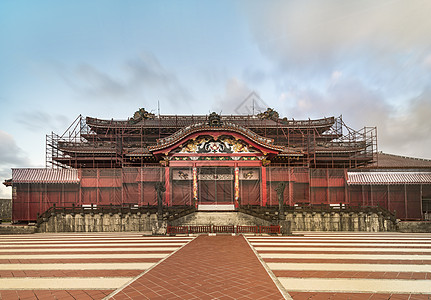 舒里城堡在日本冲绳县首府纳哈的舒里居民区 (注 位于日本冲绳省会)图片