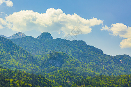 卡林西亚奥地利的极好的木质山和高山全景草地远足旅行岩石农场自由地区爬坡旅游冒险图片