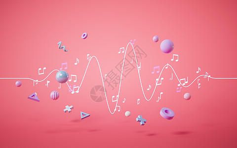 音乐笔记 音乐曲调 3D翻译渲染旋转创造力旋律收音机词曲海浪音乐家作者唱歌图片
