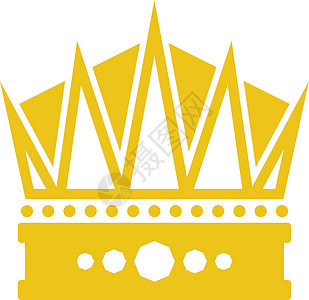 金金皇冠图标 皇家标志 国王或王后象征图片