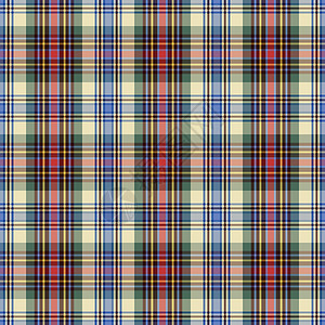 格子纹理Tartan 检查格形纹理无缝模式插画