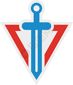 剑牌 颜色三角徽章 超级英雄标志图片