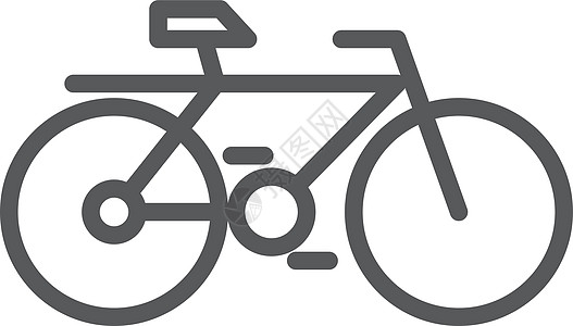 双自行车图标 生态城市车辆线路符号图片