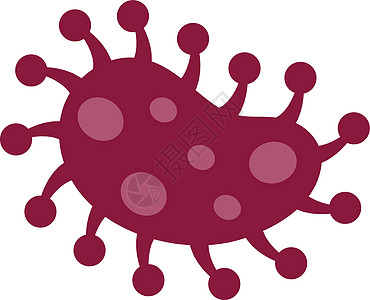 红细菌 抽象细菌 病菌图标图片