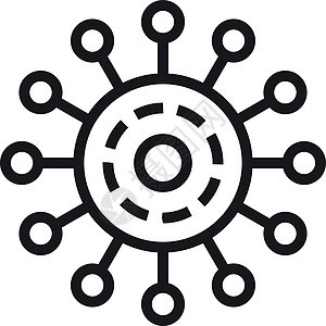 连接图标 网络枢纽符号 共享技术系统图片