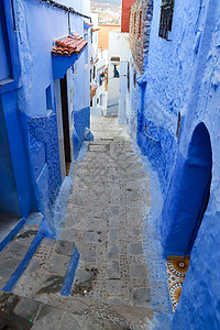 摩洛哥厨师街 摩洛哥地标城市街道文化蓝色遗产村庄建筑麦地旅行图片