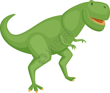 绿色恐龙 可爱的Dino玩具给孩子图片