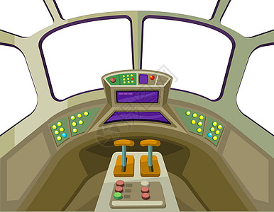 空间飞船控制板 航天器内部背景情况图片