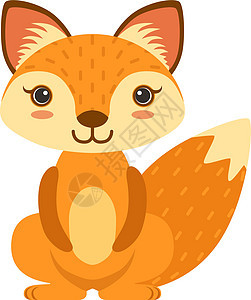 小狐狸小狐狸 可爱的毛皮婴儿动物性格图片