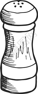 手绘式的盐沙握手器 混凝土容器草图图片