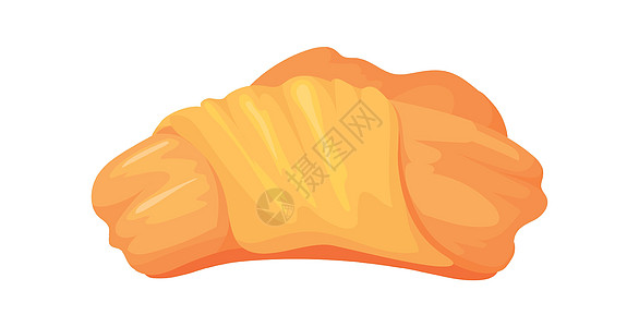 橙色头巾 阿拉伯民族文化服装 漫画矢量插图图片