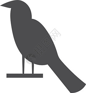 黑鸟符号 东部标准装饰品元素图片