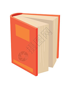 开放学习词典 用于科学阅读的卡通教科书 矢量图片