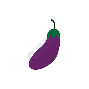 茄树标识食物绘画餐厅插图紫色茄子农业植物蔬菜草图图片