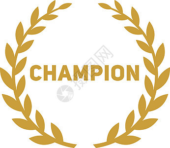 赛冠军 Laurel 花环 古希腊风格的金徽章图片