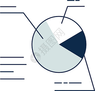 Pie 图表图标 数据分布图符号图片