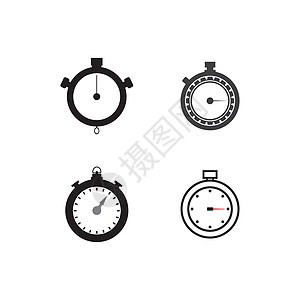 秒表图标竞赛商业手表小时圆圈运动插图数数柜台仪表图片