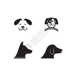 狗狗图标鼻子猎犬兽医微笑宠物食物符号婴儿打印耳朵图片