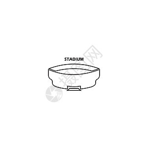 体育场 ico体育馆锦标赛橄榄球比赛篮球插图竞技场棒球旗帜游戏图片