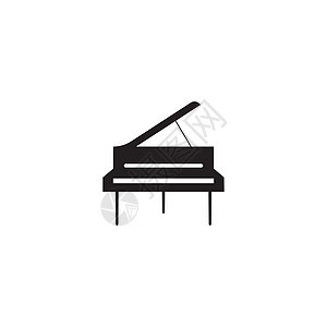 钢琴图标键盘旋律娱乐音乐会乐器音乐横幅钥匙艺术标识图片
