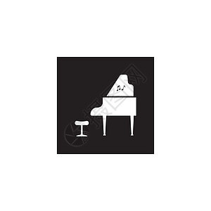 钢琴标识海报音乐会旋律乐队音乐插图乐器钥匙艺术键盘图片