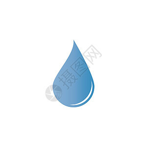 水滴图标健康淋浴标识活力雨滴飞溅蓝色管道环境矿物图片