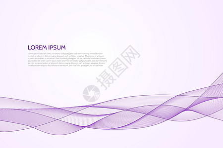 矢量抽象瓦维紫色背景图片
