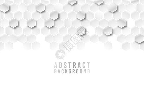 抽象几何形状六边形背景科学墙纸创新化学工业多边形技术基准医疗灰色图片