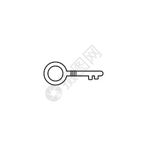 键图标钥匙控制钥匙圈商业金属技术插图按钮秘密入口图片