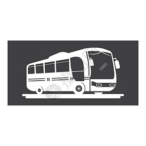 公共汽车图标乘客路线插图城市街道运输正方形车站交通驾驶图片