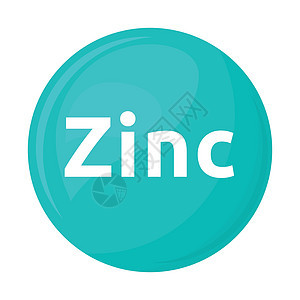 Zinc 半平面彩色矢量对象图片