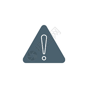 三角相关矢量 glyph 图标插图风险注意力网络安全警报冒险按钮电脑危险图片