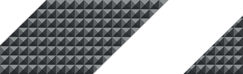 含有文本空间的许多相同方形的全光黑网络背景模板 带有文字空间  矢量形状马赛克网格艺术商业阴影黑色墙纸技术几何图片