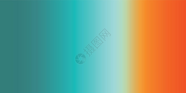 全景抽象梯度背景模板 温暖颜色  矢量艺术绿色蓝色紫色水平橙子彩虹横幅创造力奢华图片