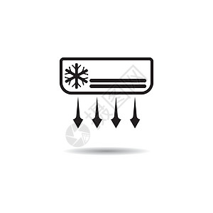 空调徽标控制机器插图气候按钮冷却器护发素服务器具空气图片
