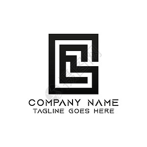 PE GE 标识设计模板徽标世界身份六边形公司品牌正方形商业三角形环境图片